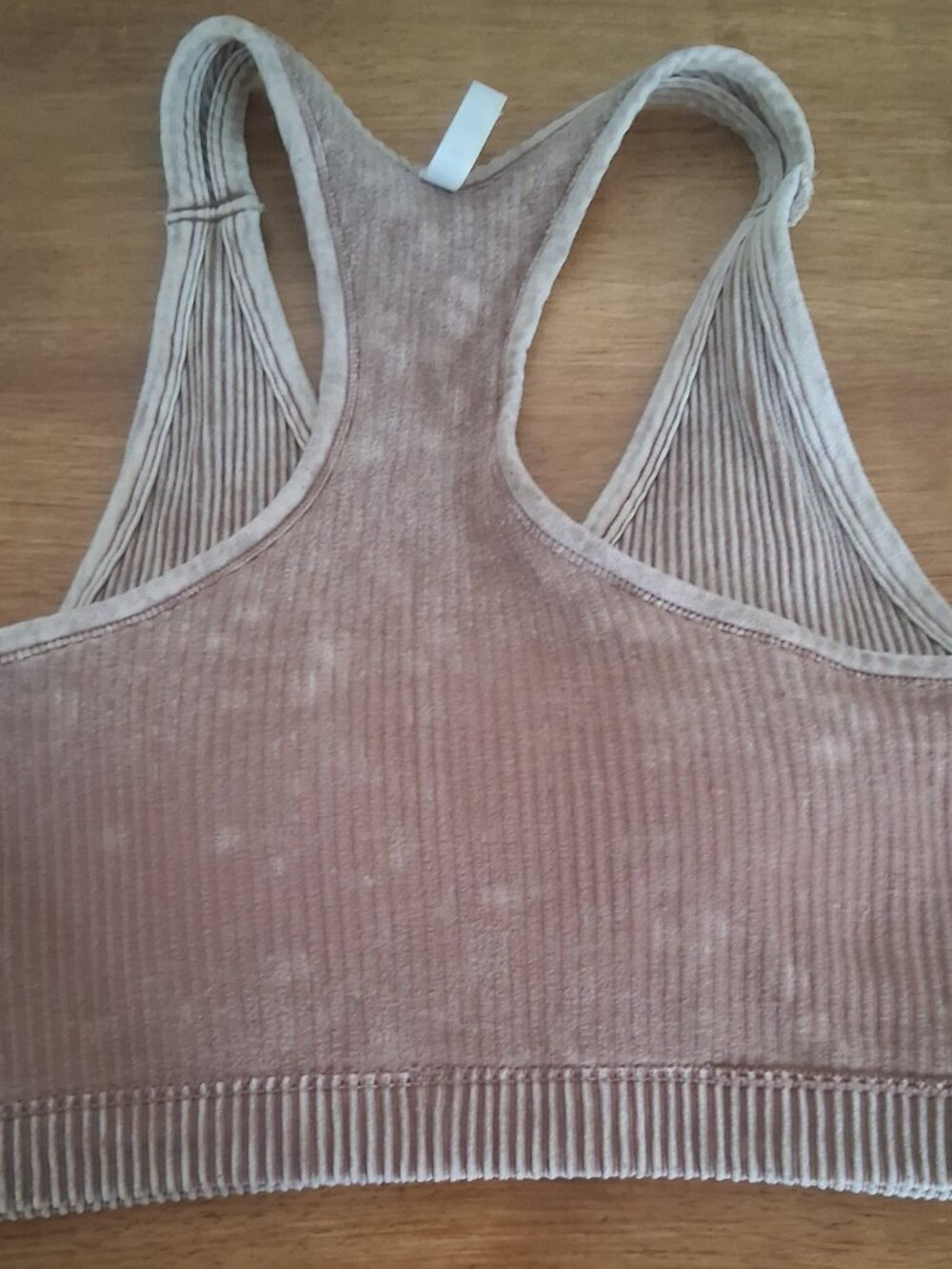 Zenana Ribbed Racerback Sports Bra Bundle | 2 Pack | L/XL | Removable Pads - Picture 8 of 13